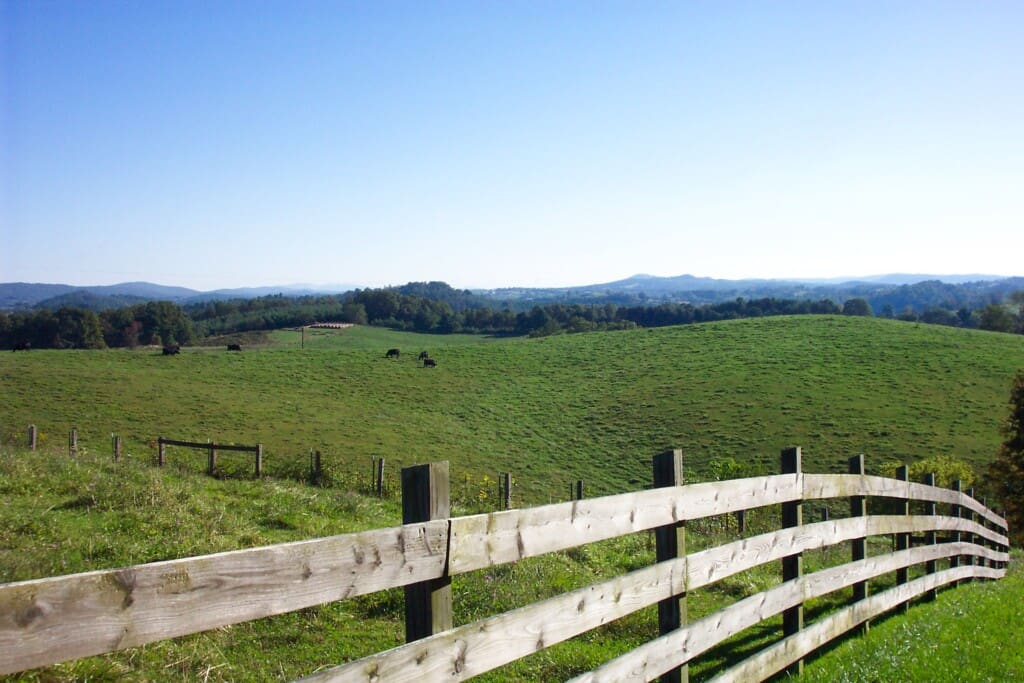 Hills of Floyd County VA USA